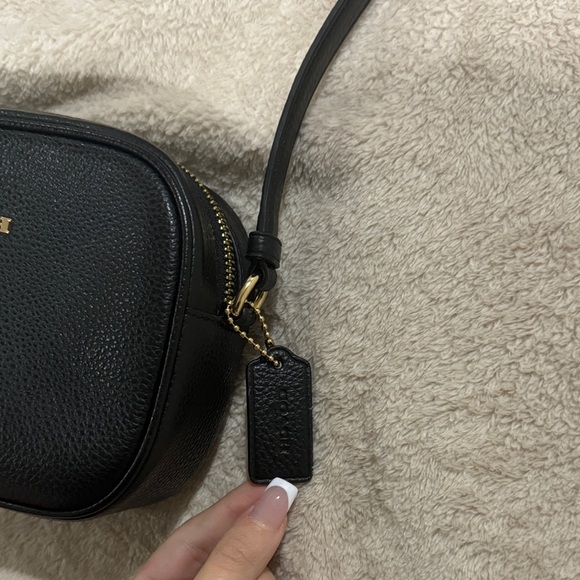 Coach Black Crossbody Purse Adjustable Straps - Picture 4 of 11